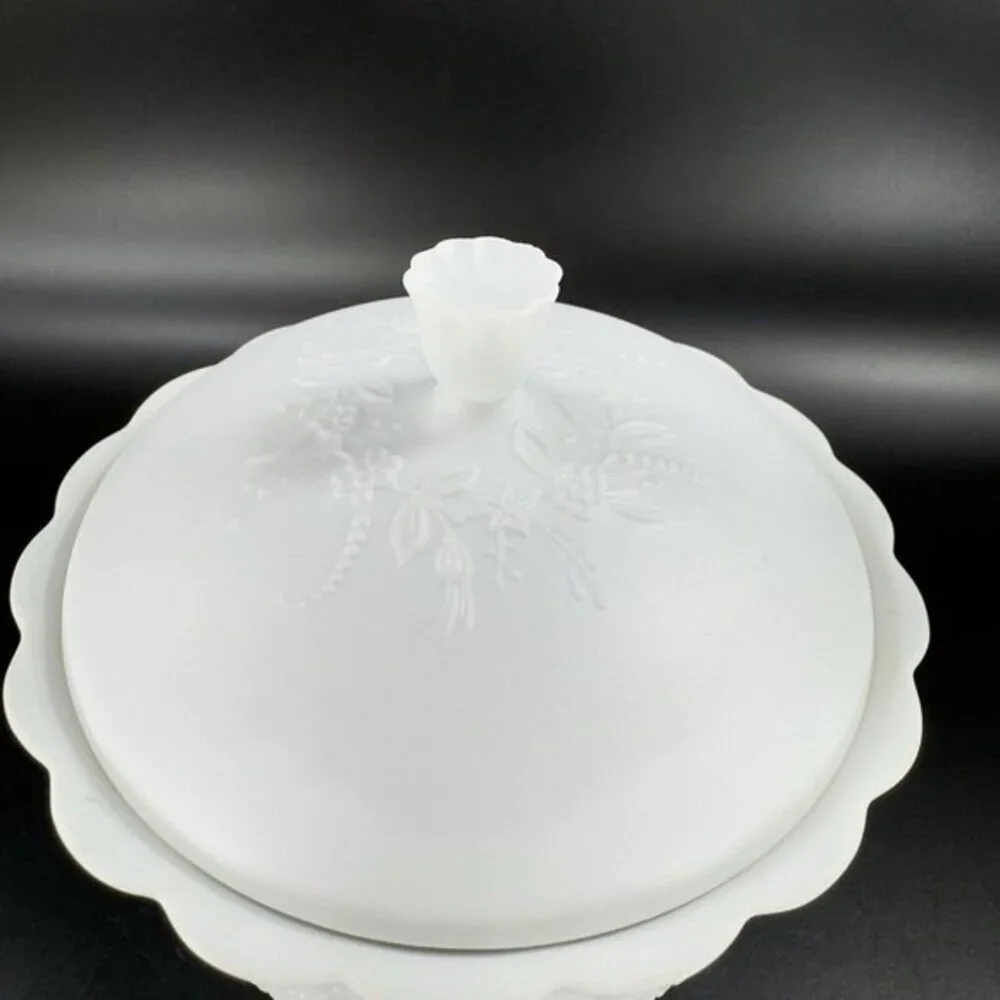 Mid Century Kaiser Candy Bowl Manfred Frey Covered Dish Bowl Porcelain W Sticker